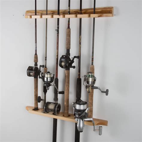 fishing pole rack